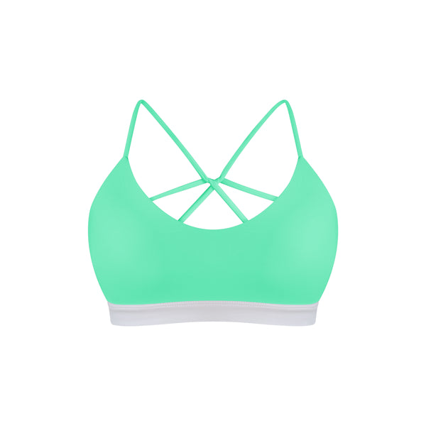 Criss-cross Bralette High Support - Ocean – Naturalista Swimwear