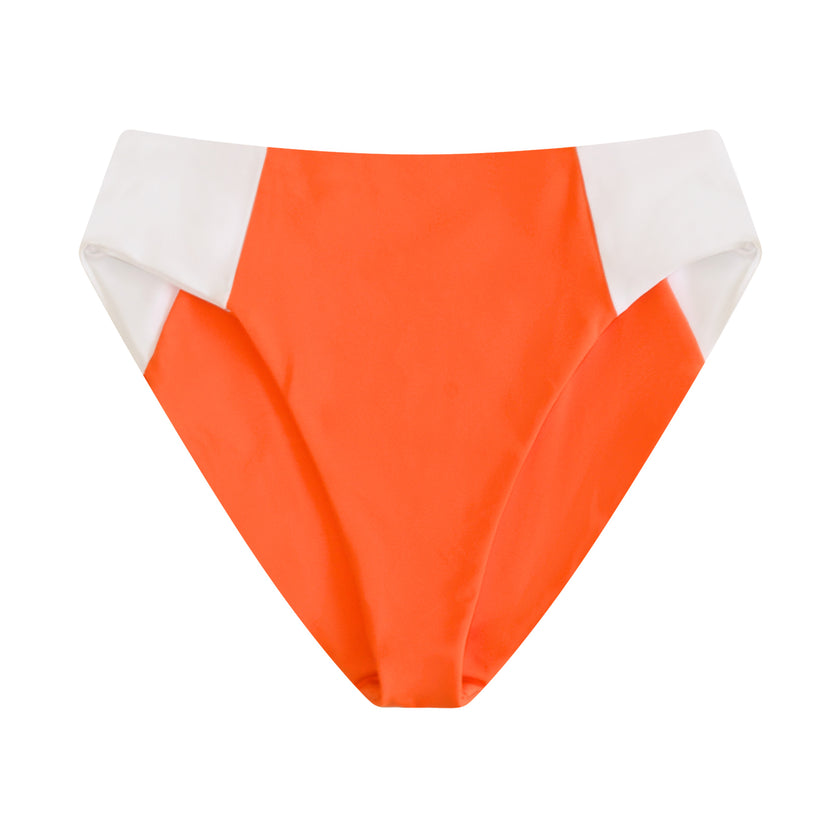 Celine High-waist Bottoms - Tangerine