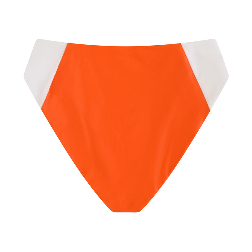 Celine High-waist Bottoms - Tangerine