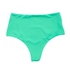 Green bikini bottom on a white background