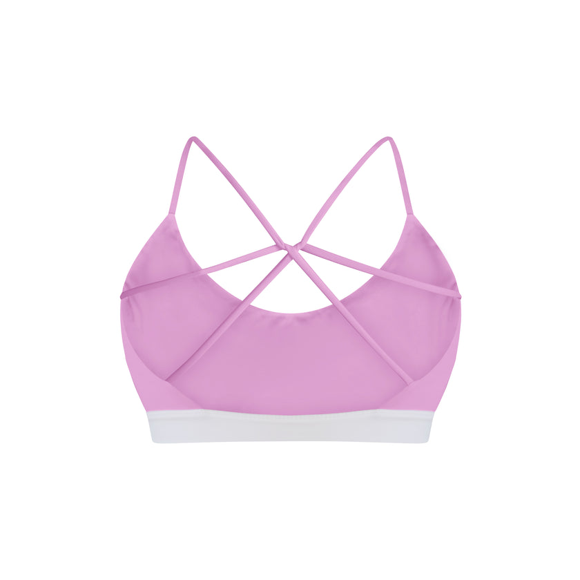 Criss-cross Bralette High Support - Candy