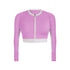 Milena Long Sleeve Cropped Rashguard - Candy