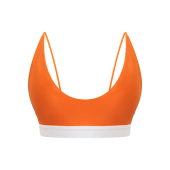 Loraine High-support Bralette - Tangerine