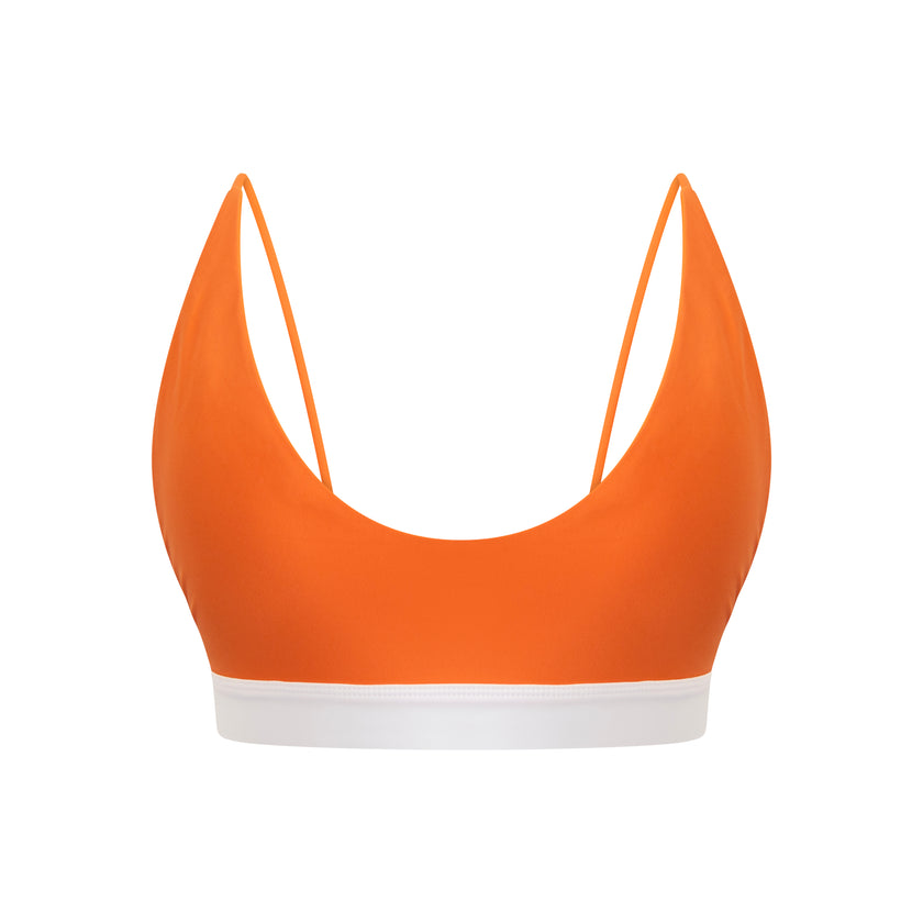 Loraine High-support Bralette - Tangerine