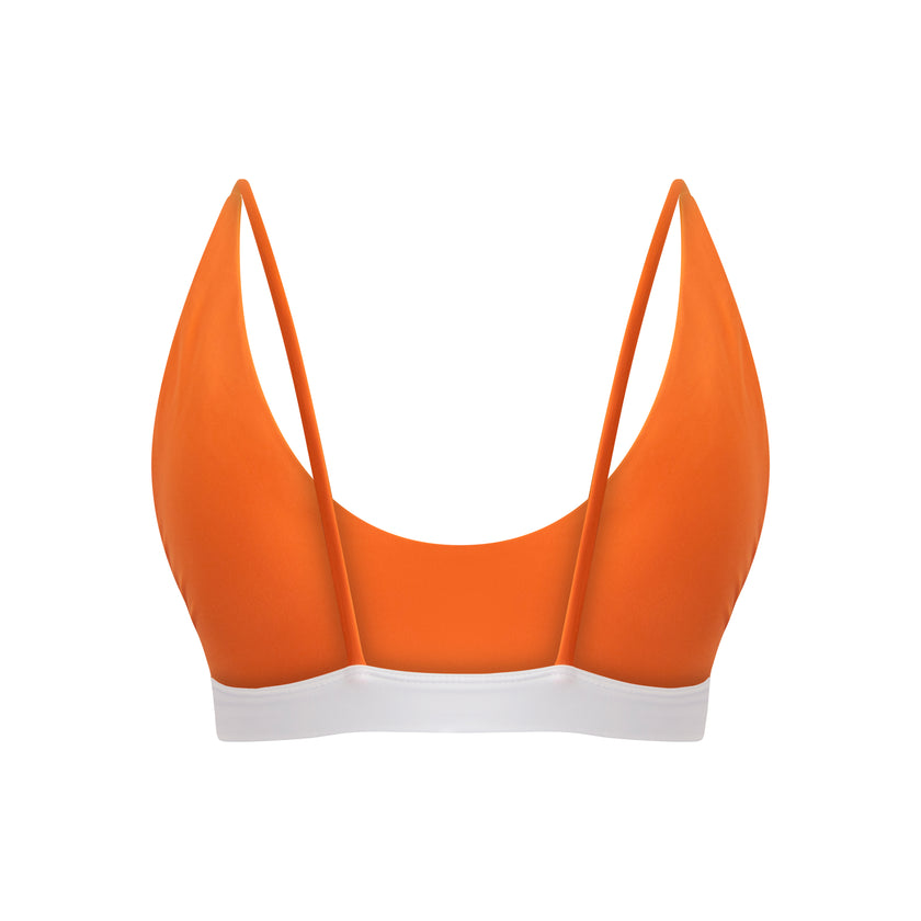Loraine High-support Bralette - Tangerine