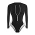Savanna Long-sleeve Full-body Rashguard - Black