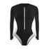 Savanna Long-sleeve Full-body Rashguard - Black