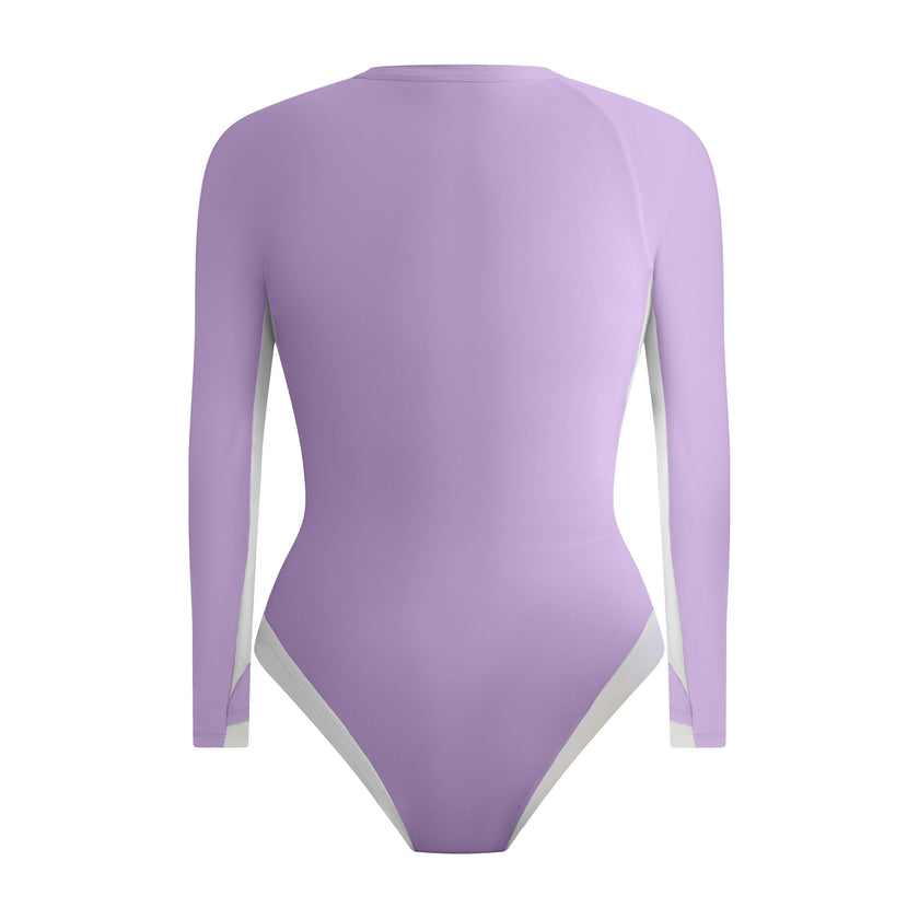 Savanna Long-sleeve Full-body Rashguard - Candy