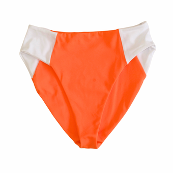 Celine High-waist Bottoms - Tangerine