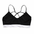 Criss-cross Bralette High Support - Black