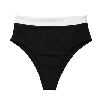 Loraine Cheeky High-waist Bottoms - Black