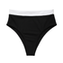 Loraine Cheeky High-waist Bottoms - Black
