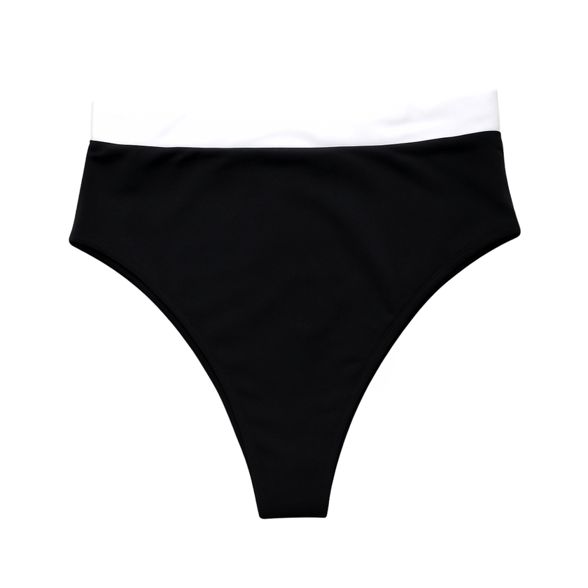 Loraine Cheeky High-waist Bottoms - Black